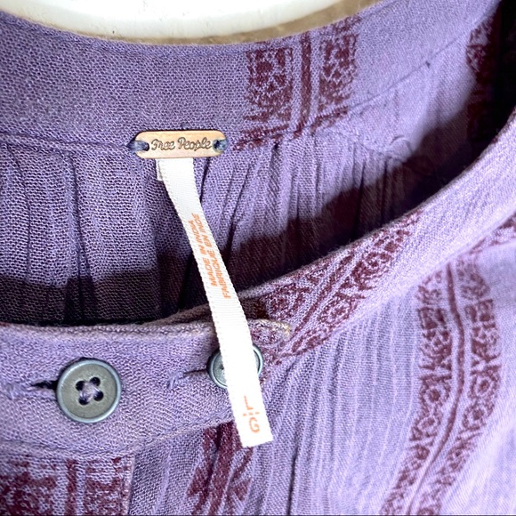 Free People Shibori magic pullover flowy tunic top - Picture 5 of 8